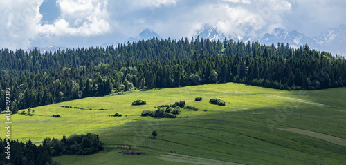 landscape with mountains