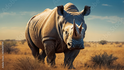 Rhinoceros in Botswana National Park