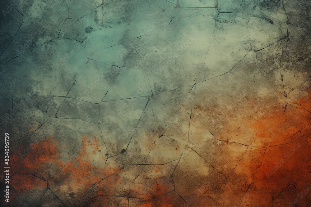 grunge wall background, generative ai