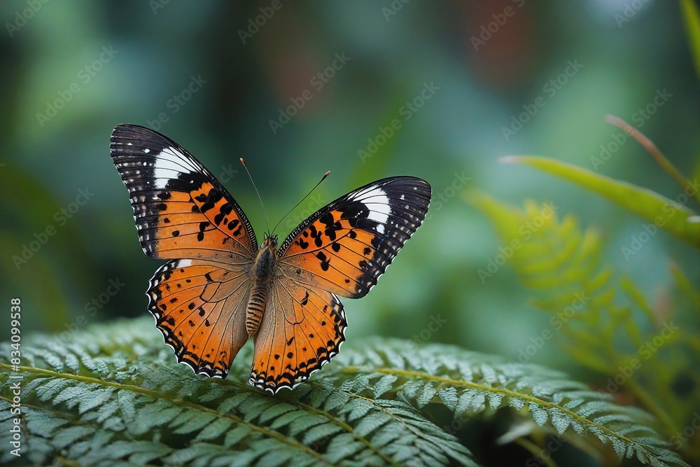 Obraz premium butterfly on a flower