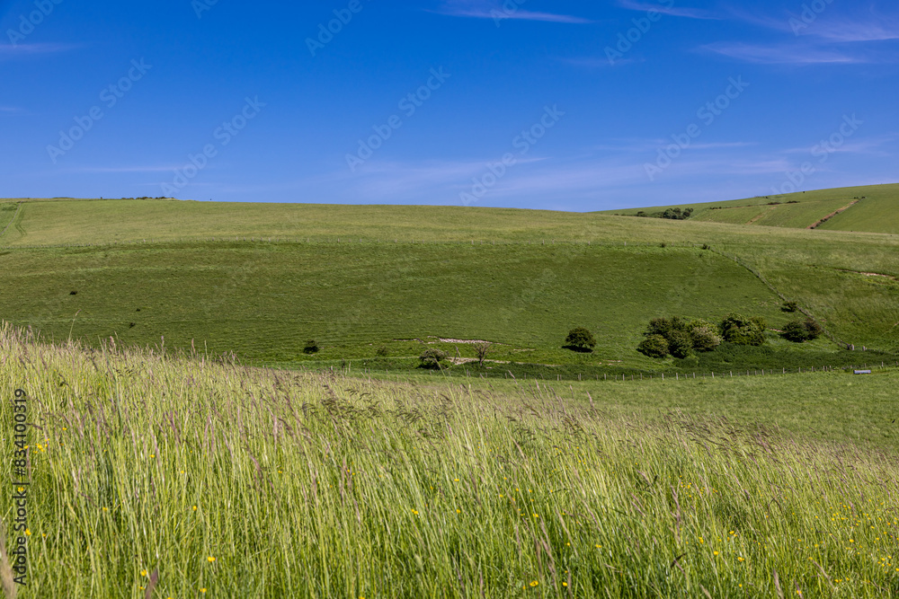 A rural Sussex landscape at Mount Caburn near Lewes A rural Sussex landscape at Mount Caburn near Lewes