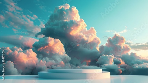 Large White Object on Table
