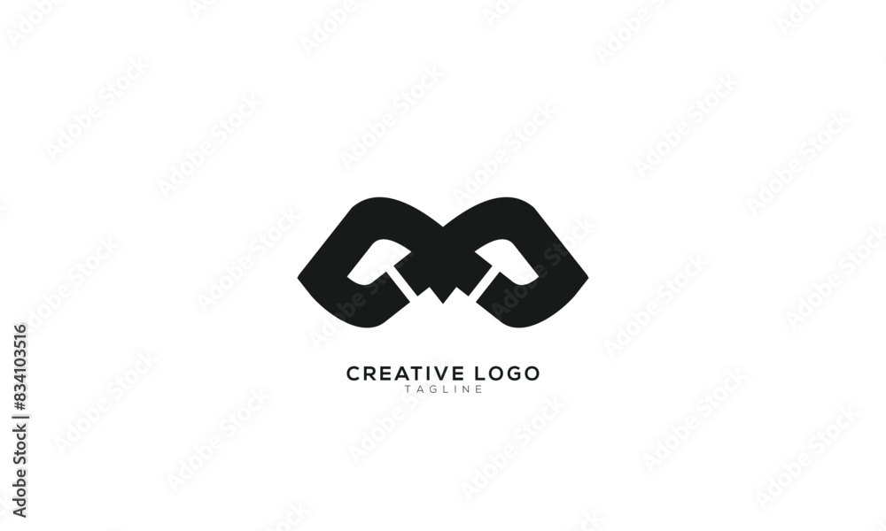 MT TM Abstract initial monogram letter alphabet logo design MT TM Abstract initial monogram letter alphabet logo design