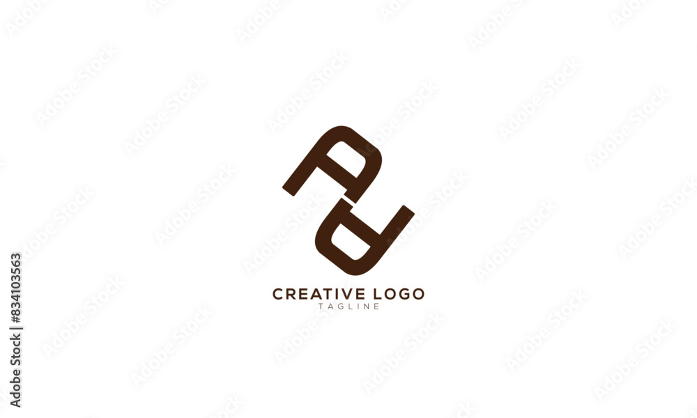 AA AS SA Abstract initial monogram letter alphabet logo design
