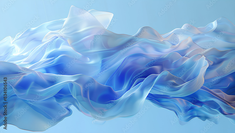 3d render, abstract blue background with layers of silk folded drapery, fashion wallpaper with levitating cloth
3d render, abstract blue background with layers of silk folded drapery, fashion wallpaper with levitating cloth