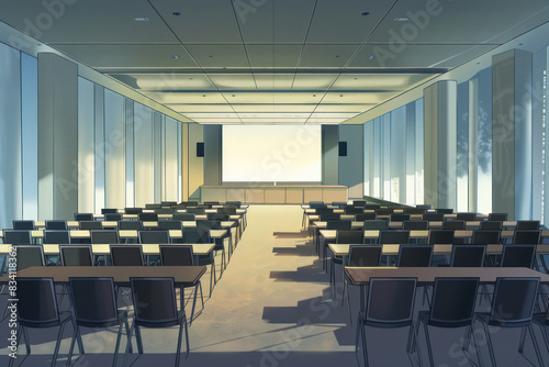 conference room decoration tables with chairs