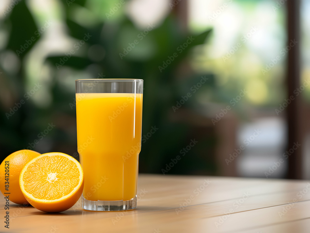 A Glass of orange juice with slice of orange, Refreshing and healthy orange juice ice in a glass with summer background, orange juice photo A Glass of orange juice with slice of orange, Refreshing and healthy orange juice ice in a glass with summer background, orange juice photo