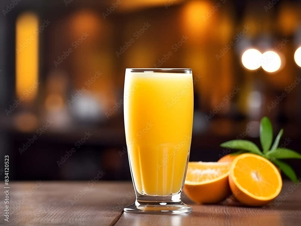 A Glass of orange juice with slice of orange, Refreshing and healthy orange juice ice in a glass with summer background, orange juice photo A Glass of orange juice with slice of orange, Refreshing and healthy orange juice ice in a glass with summer background, orange juice photo