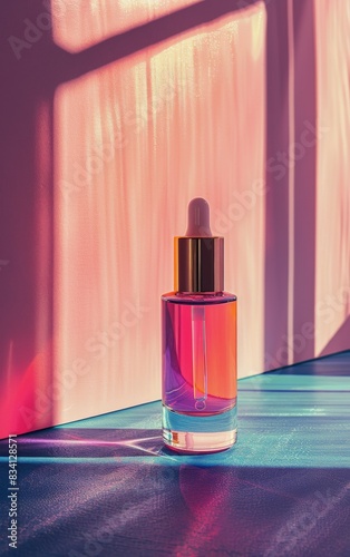 Two Bottles on Table
