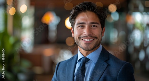 Close-Up Portrait of Person in Suit and Tie