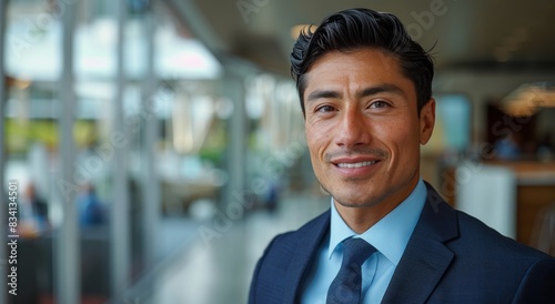 Close-Up Portrait of Person in Suit and Tie