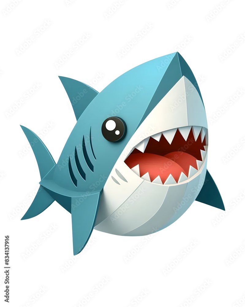 papercraft shark papercraft shark