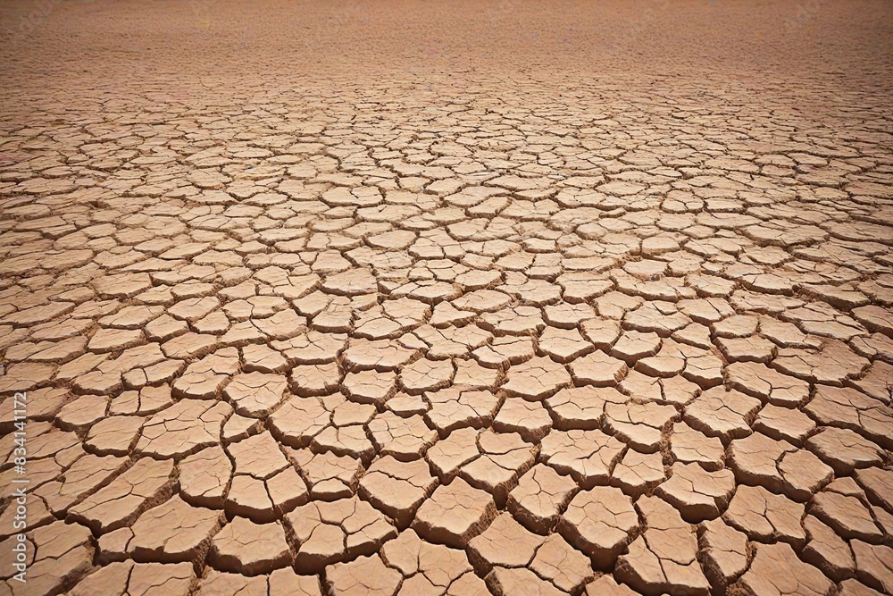 dry cracked earth