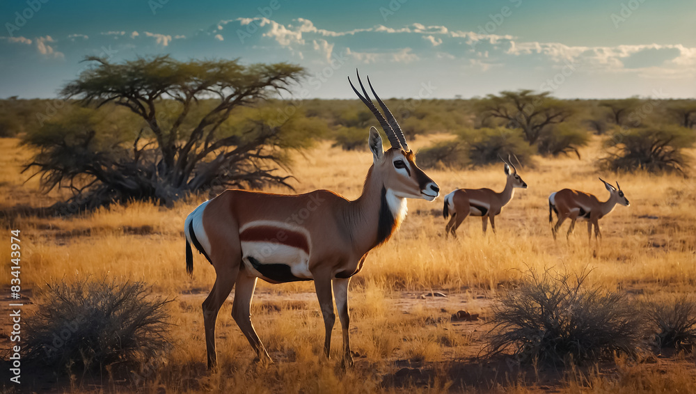 Obraz premium Antelope in Botswana National Park