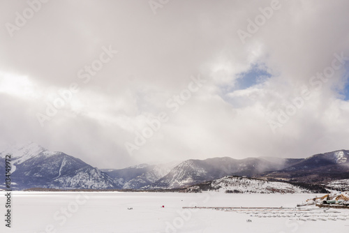 Lake Dillon in the winter