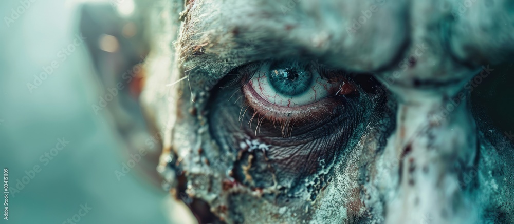 Terrifying close-up of a mutated zombie eye Terrifying close-up of a mutated zombie eye