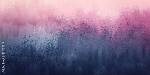 Abstract grey pink gradient with grainy noise illustration photo