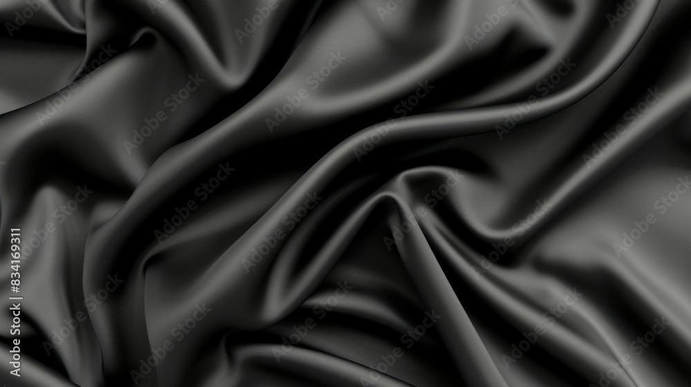 A black fabric with a shiny texture A black fabric with a shiny texture