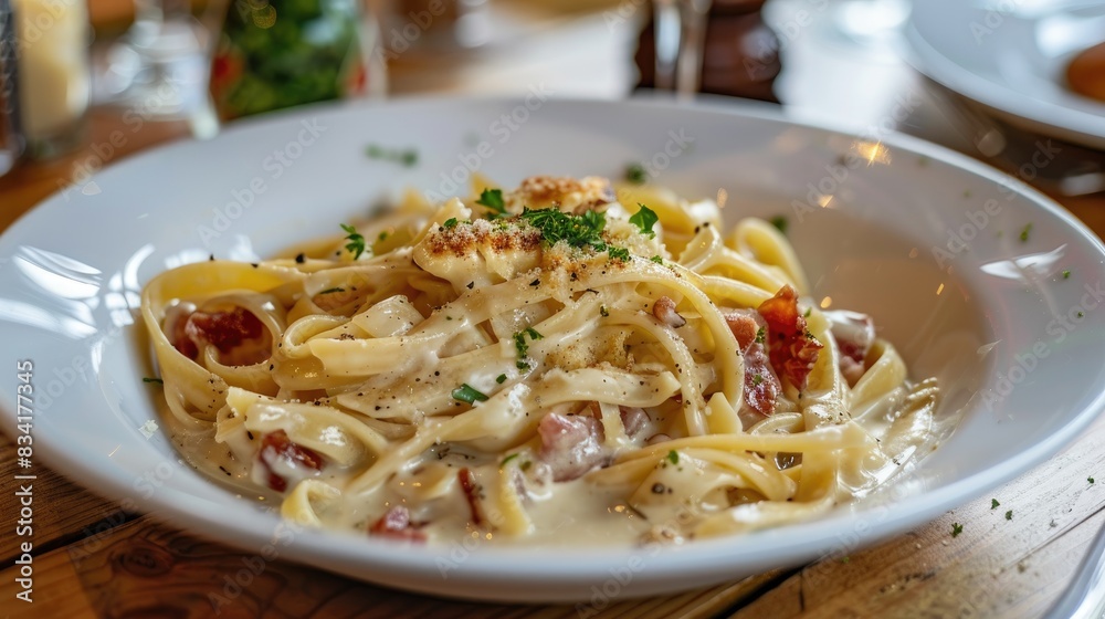 Carbonara Fettuccine Carbonara Fettuccine