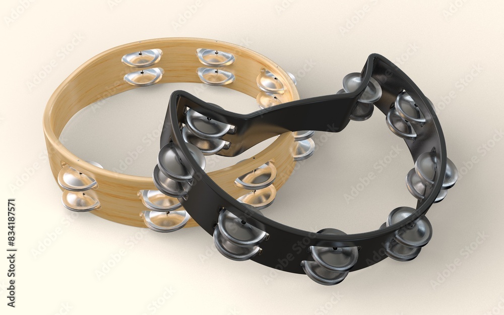 Obraz premium Two Tambourines