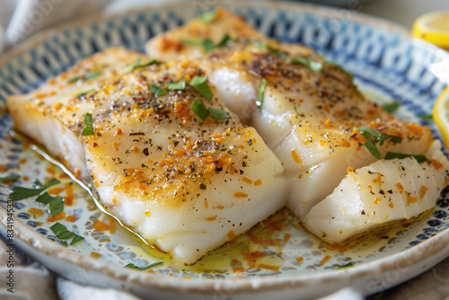 Roasted Halibut With Cumin and Lemon
