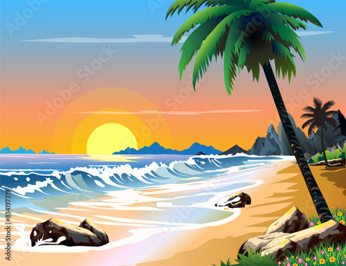 beach landscape