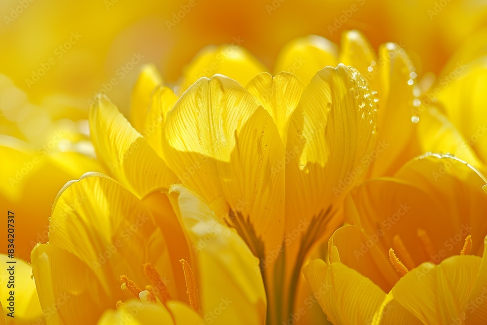 Obraz premium Yellow Crocus (Krokusse) - Flower Guide