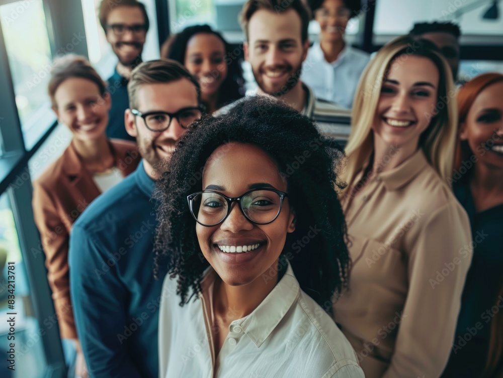 A group of people standing together, possibly friends or family members A group of people standing together, possibly friends or family members