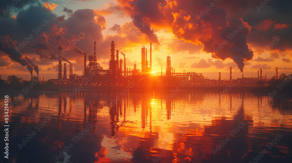 oil manufacturing company yard, generative ai oil manufacturing company yard, generative ai