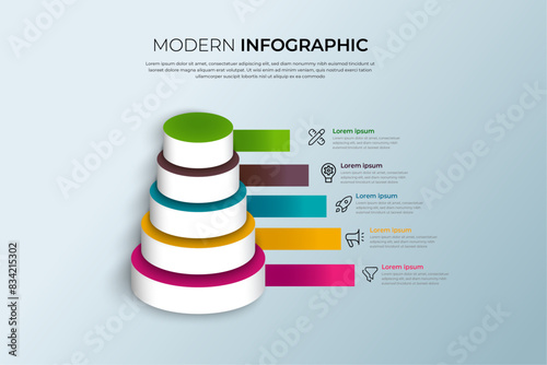 Colorful 3D Infographics