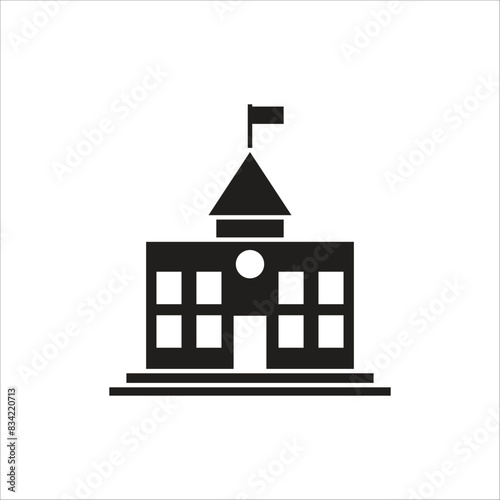 school vector icon line template