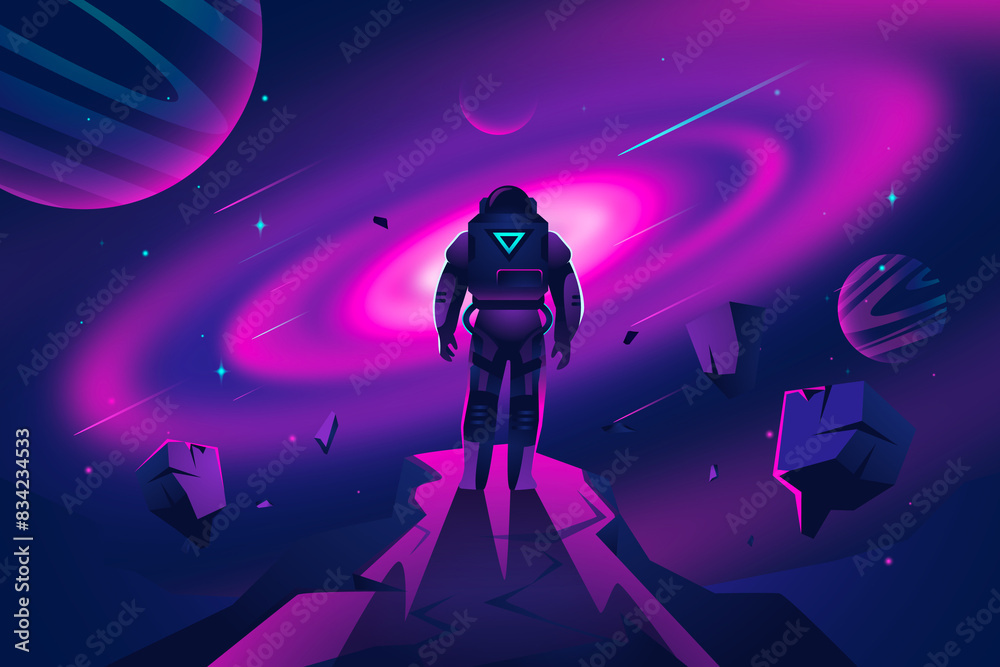 person in the space person in the space