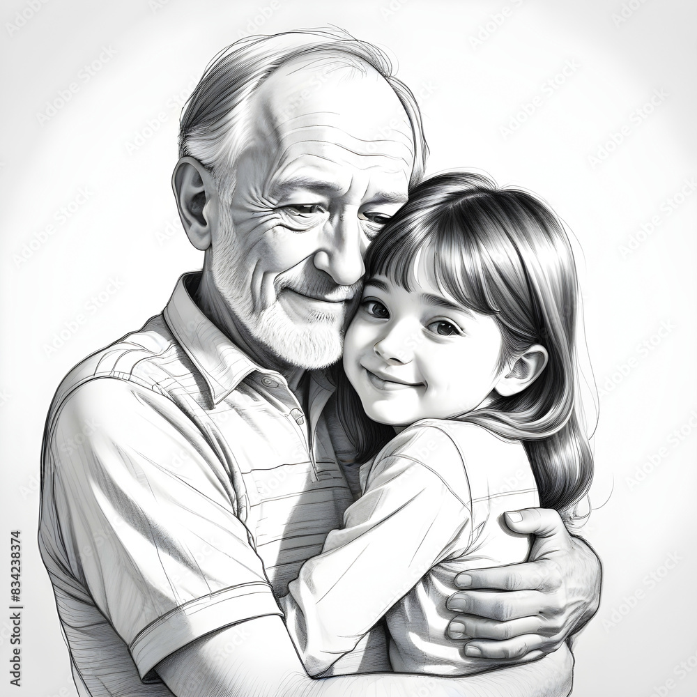 parent hugging daughter sketch parent hugging daughter sketch