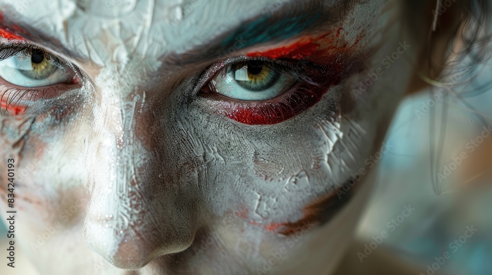 Fototapeta premium Final Step Seven in Step by Step MakeupTransformation