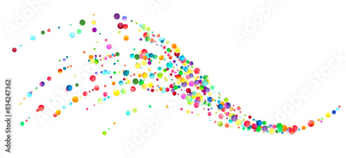 Rainbow Bubble Rainfall