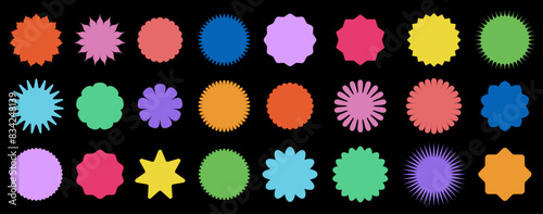 Colorful Silhouette Shapes Collection