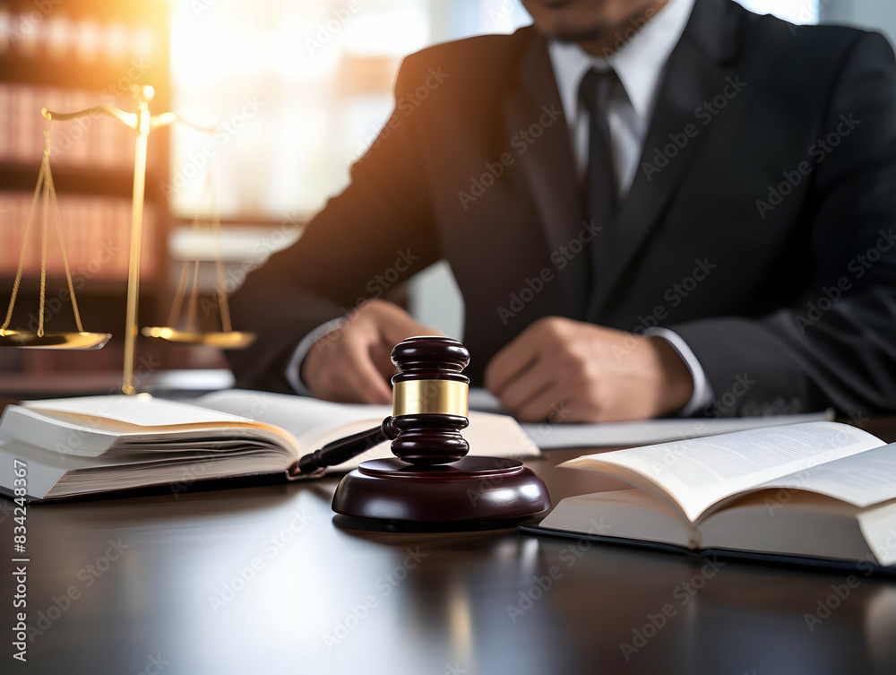 Concepts of Law and Legal services, Business person and lawyers discussing contract papers in office. Law, legal services, advice, Justice concept. attorney and legal law support Concepts of Law and Legal services, Business person and lawyers discussing contract papers in office. Law, legal services, advice, Justice concept. attorney and legal law support