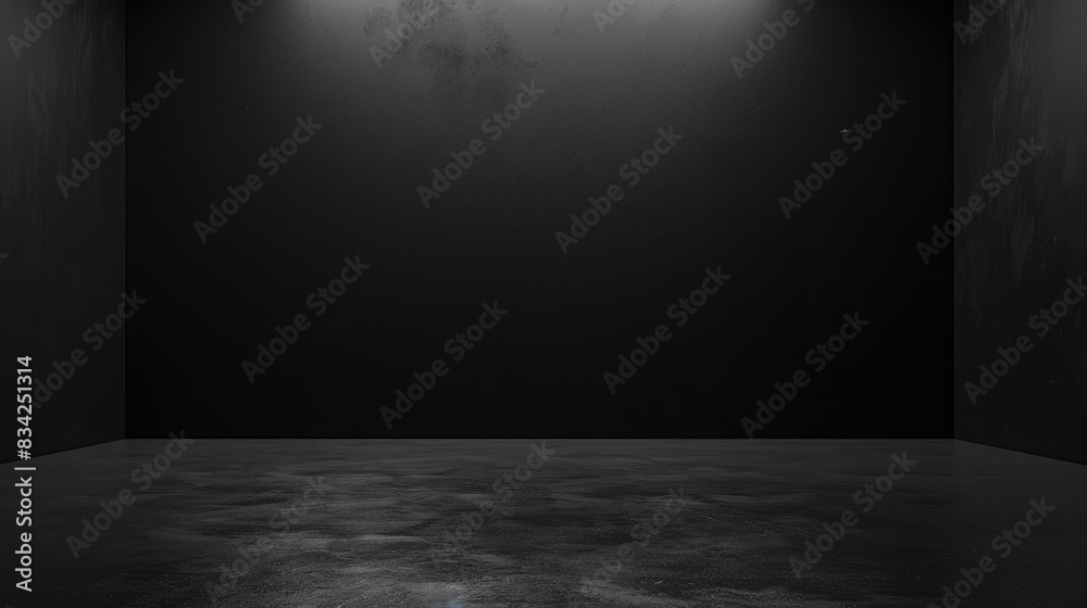 Abstract Empty Black Studio Room Background for Product Display and Presentation Abstract Empty Black Studio Room Background for Product Display and Presentation