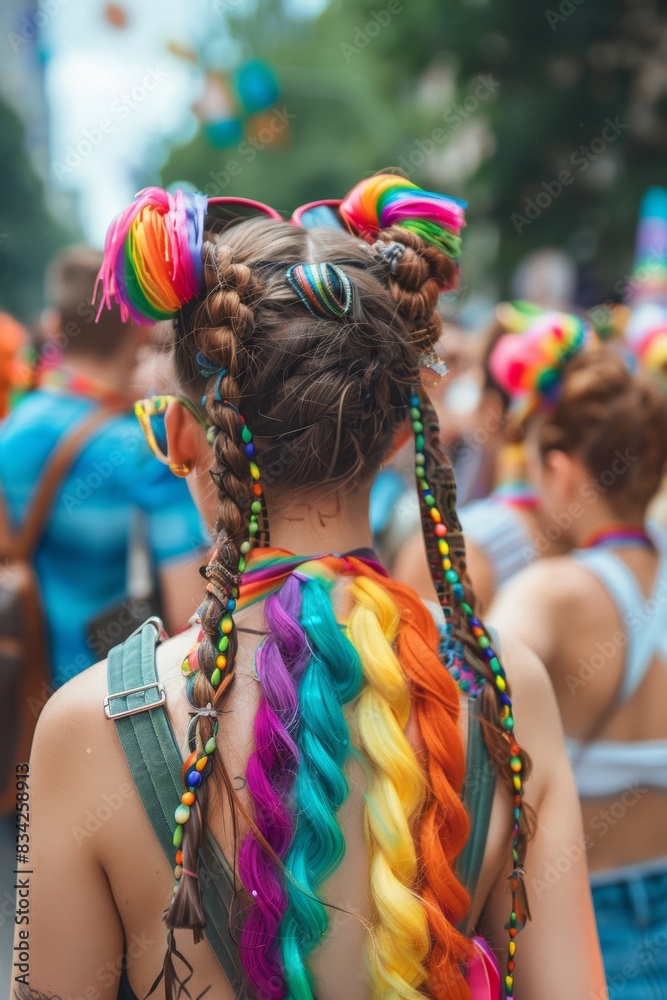 Pictures of the fun atmosphere of the Pride parade Celebrating diversity, unity, and LGBTQ+ pride. Pictures of the fun atmosphere of the Pride parade Celebrating diversity, unity, and LGBTQ+ pride.