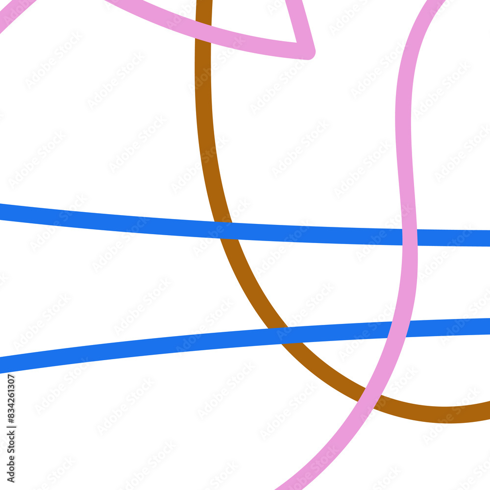 Blue pink brown lines graphic decorative Blue pink brown lines graphic decorative