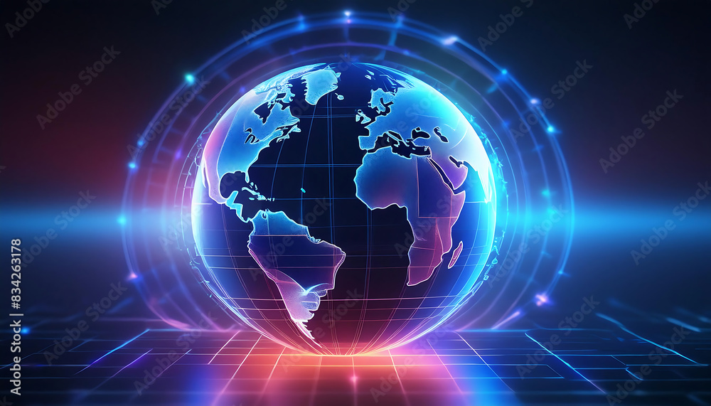 technology world concept technology world concept