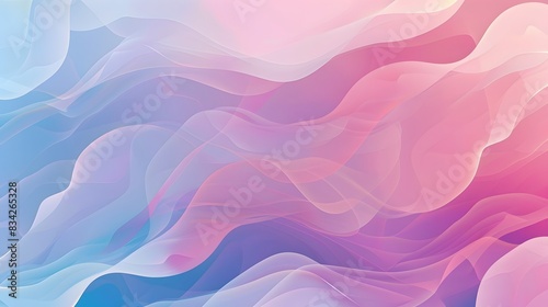 Vibrant Abstract Wavy Background in Pink and Blue Hues Perfect for Design Projects and Creative Concepts