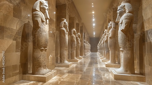 Step into palace of Gudea in Lagash adorned with statues and inscriptions honoring the gods reflecting the spiritual life and beliefs of ancient Mesopotamia photo