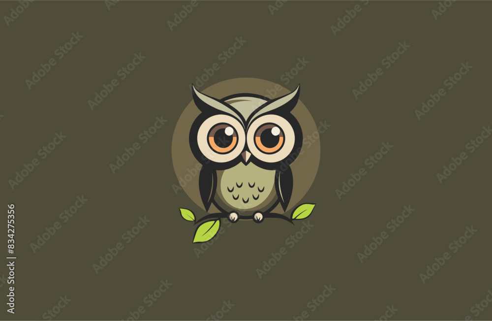 Owl logo icon design template vector illustration Owl logo icon design template vector illustration