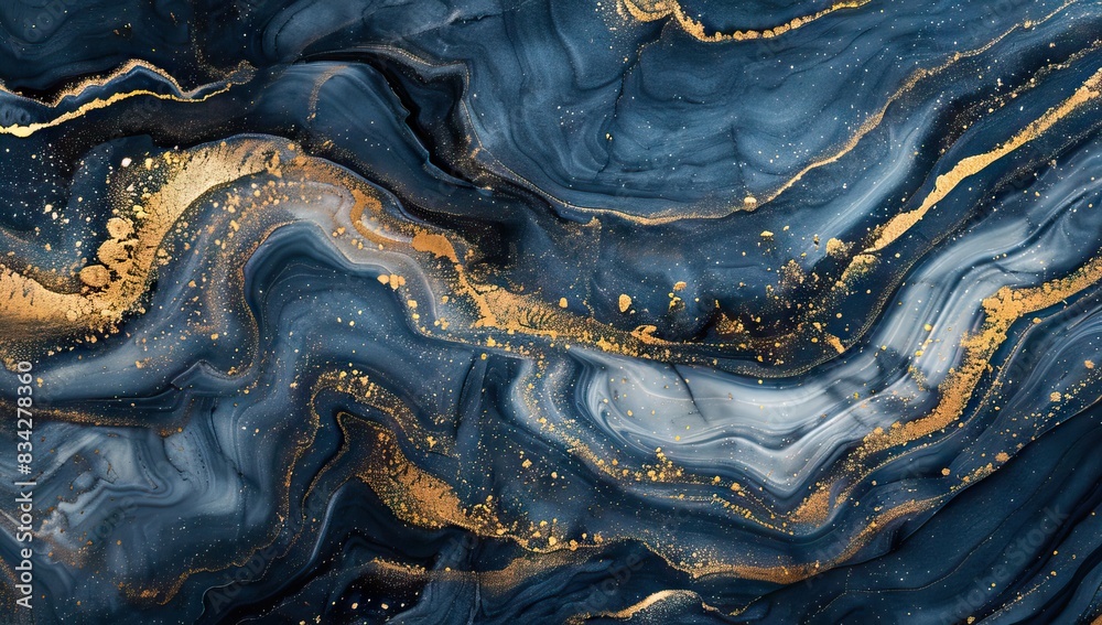 Marble ink abstract art from exquisite original painting for abstract background. AI generated illustration Marble ink abstract art from exquisite original painting for abstract background. AI generated illustration