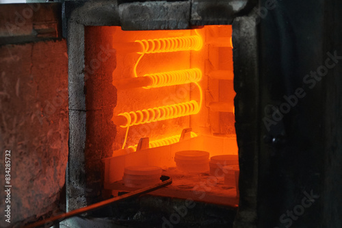 Metal products in a blast furnace