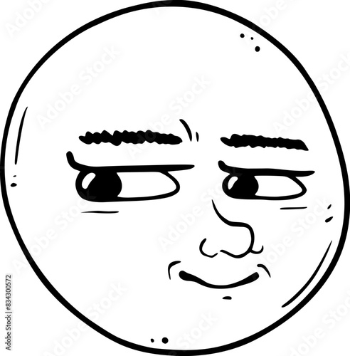 Funny face expression