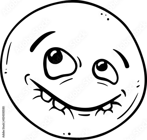 Funny face expression