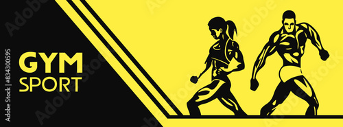 Gym sport banner