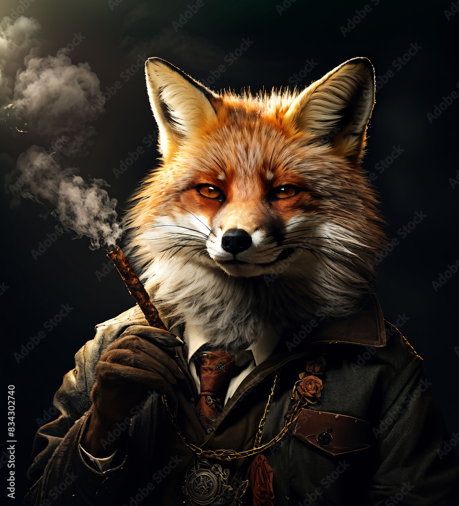 Obraz premium red fox animal 